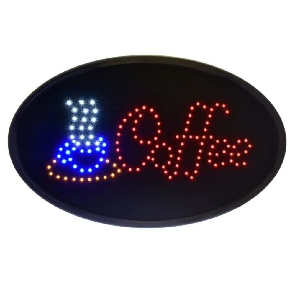 USED Alpine Led Coffee Sign 23” X 14” ALP497-05‎